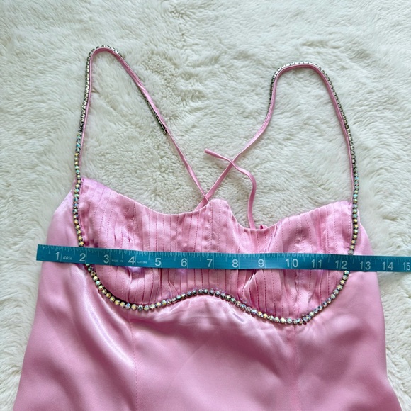 NWT!!! For love and lemons women pink dress size S Retail 250$ - Picture 12 of 13